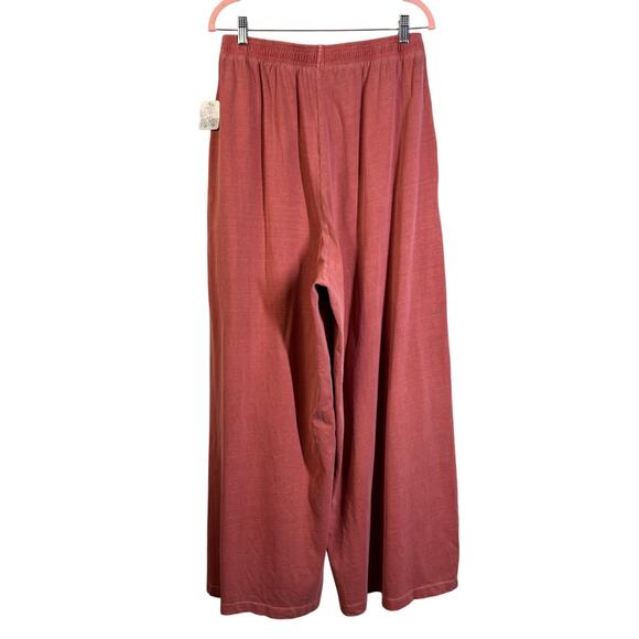 FREE PEOPLE INTIMATELY Pants XS Oversized Elastic Waist Extremely Wide Leg NWT - Picture 2 of 15